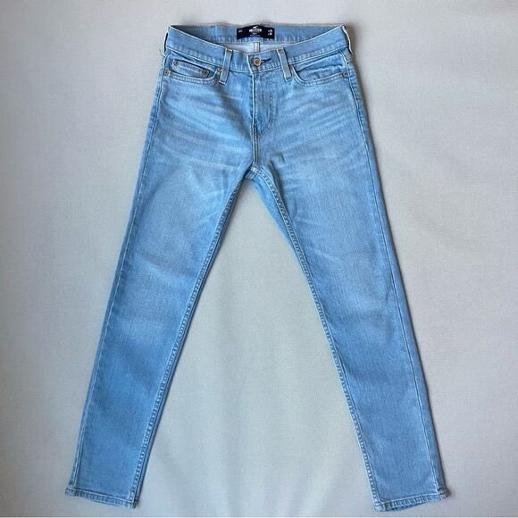 Hollister Epic Flex Light Wash Skinny Jeans Size w26xL30 - Picture 1 of 6